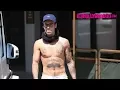 Justin Bieber Shows Off His Tattoos With No Shirt Talks To Paparazzi In Beverly Hills 7 31 17