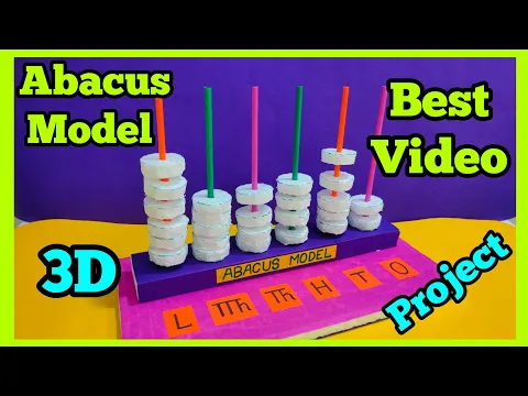 Download MP3 #Abacus Model#Maths working model#How to make model of Abacus#maths model#maths project#project 👍