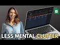 AD Brain Dump Excel Spreadsheet - Dark Mode