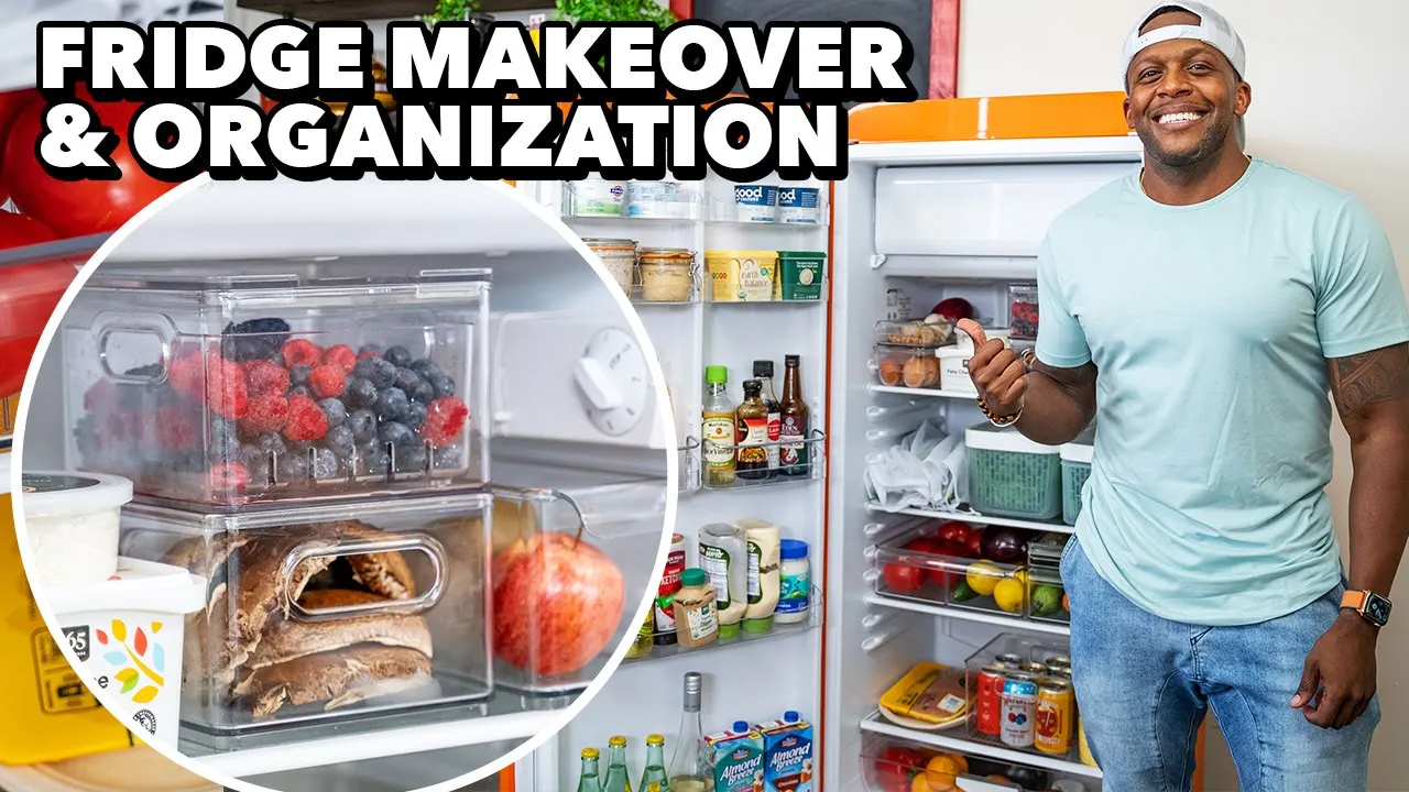 Fridge Makeover & Organization - Refrigerator Tour