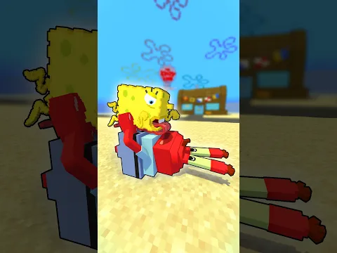 🐌 Snail Bob VS Mr. Krabs?! - Minecraft Animation