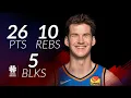 Branden Carlson 26 pts 10 rebs 5 blks vs Suns season