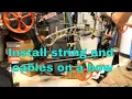 Putting new string and cables on a compound bow