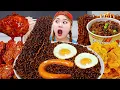 Download Lagu LIVE Tteokbokki\u0026 Mukbang Black bean Noodle \u0026 Spicy Chicken EATING by HIU 하이유