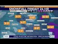 Weather Forecast Winter Storm Warning in effect