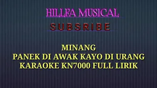 Download KARAOKE PANEK DI AWAK KAYO DI URANG FULL LIRIK ||KN7000 MP3