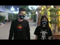 Sounds Activated LED Light Up Face Mask Voice Controlled LED Talking Mask