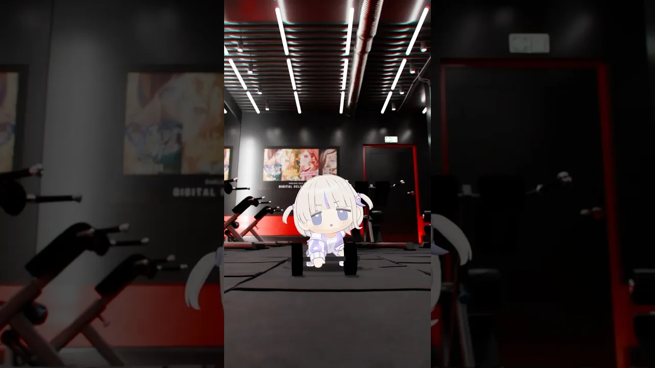 ダンベルに挑戦(余裕)【轟はじめ】#shorts #vtuber