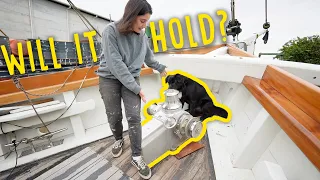 Boat restoration: Installing our 2300W anchor windlass (+The Ocean Race) — Sailing Yabá 137