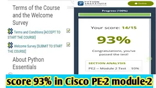 PE-2 Module 2 pe 2 Cisco python python test solution Cisco problem with me