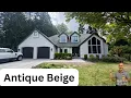 Brick Staining in Antique Beige - Better Than Paint Masonry Stain vs Latex Acrylic