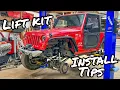 Lift Your Jeep Wrangler The RIGHT Way How to Install a Fully Adjustable Lift Kit