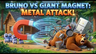 bruno vs giant magnet metal attack grizzy u0026 the lemmings 