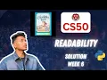 CS50 PSet 6 - Readability Walkthrough Step by Step for Beginners