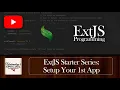 Starter Series 1 Setup your first App in ExtJS