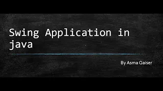 GUI Swing application in Java Part 1 NetBeans Java LoginForm