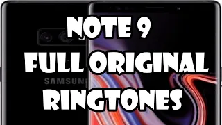 Samsung Galaxy Note 9 Özellikleri Ve Stock Zil Sesleri (Over The Horizon) FullHD