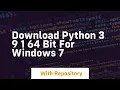 download python 3 9 1 64 bit for windows 7