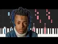 Download Lagu XXXTentacion - My Girl ft Shiloh Dynasty (Piano Tutorial) Type Beat by Morree