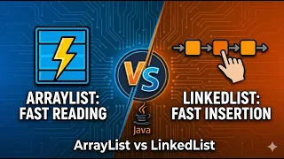 ArrayList vs LinkedList in Java Difference Performance JCF Tutorial