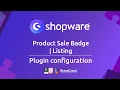 Shopware 6 Plugin Product Sale Badge Listing