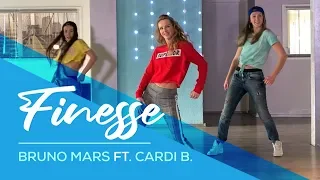 Download Bruno Mars - Finesse (remix) Easy Fitness Dance Choreography - Baile - Coreografia - Zumba MP3