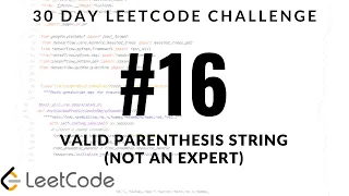 30 Day LeetCode Challenge - Problem 16
