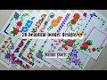 20 BEAUTIFUL BORDER WORK FRONT PAGE DESIGN FOR SCHOOL PROJECTS