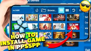 2026 How To Install Game In PPSSPP Emulator Android How To Add Games In Ppsspp Badshah Gamer