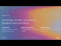 AWS re Invent 2019 REPEAT 1 Serverless stream processing pipeline best practices SVS317-R1