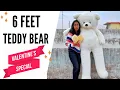 6 Foot Teddy Bear Unboxing Giant Valentine s Teddy Bear Unboxing Best Birt ay Gift for Girlf