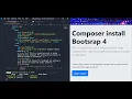 Laravel Composer Bootstrap 4