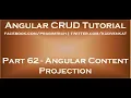 Angular content projection