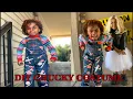 NO SEW CHUCKY HALLOWEEN TUTORIAL diy Chucky s overalls Good Guys overalls