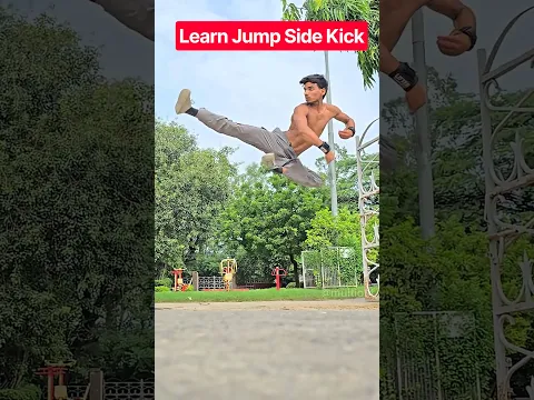 Flying Kick: Day 95 of Learning Martialarts  #shorts