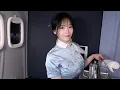 Lagu ASMR(Sub✔) Quiet Night Flight ✈️ First Class Service to Help You Sleep Peacefully