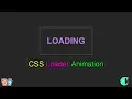 Css Loader Animation HTML CSS Tutorial CodeIsMine