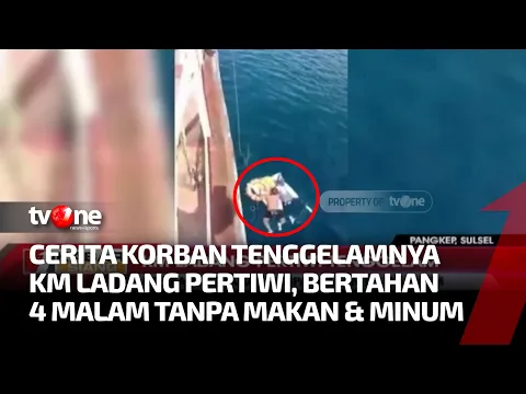 Cerita Korban Kapal Tenggelam, Bertahan di Laut Tanpa Makan & Minum