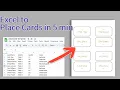How to Make Wedding Place Cards from Excel in 5 Minutes