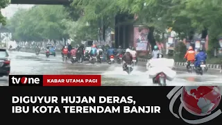 Download Hujan Deras, Sejumlah Wilayah di Jakarta Terendam Banjir | Kabar Utama Pagi tvOne MP3
