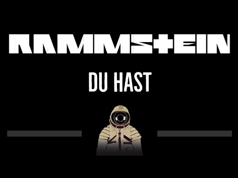 Download MP3 Rammstein • Du Hast (CC) 🎤 [Karaoke] [Instrumental Lyrics]
