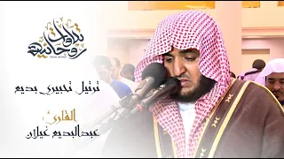 ترتيل تحبيري بديع ليس له مثيل للقارئ عبدالبديع غيلان دندنها