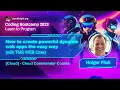 How to create powerful dynamic web apps the easy way - Dr Holger Flick Coding Bootcamp 2023