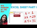 Excel Sheet Column Number Part 1 gfg GeeksforGeeks Daily Challenge Amazon