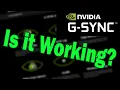 How to Test Nvidia G Sync is Working