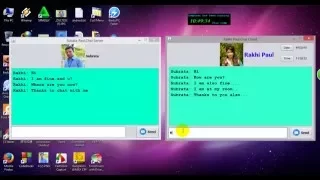 chat application using java sockets with GUI java Netbeans