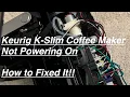 Keurig K-Slim Coffee Maker Not Powering On - How to fix it