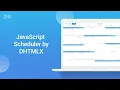 Responsive Javascript Scheduling Calendar - DHTMLX Scheduler