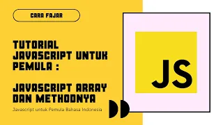 Javascript Array Tutorial for Beginners in Indonesian