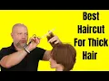 The Best Haircut for Thick Hair - TheSalonGuy
